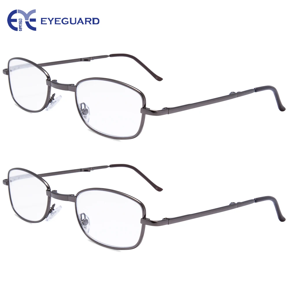 Очки для чтения EYEGUARD металлическая искусственная кожа мужчин и женщин