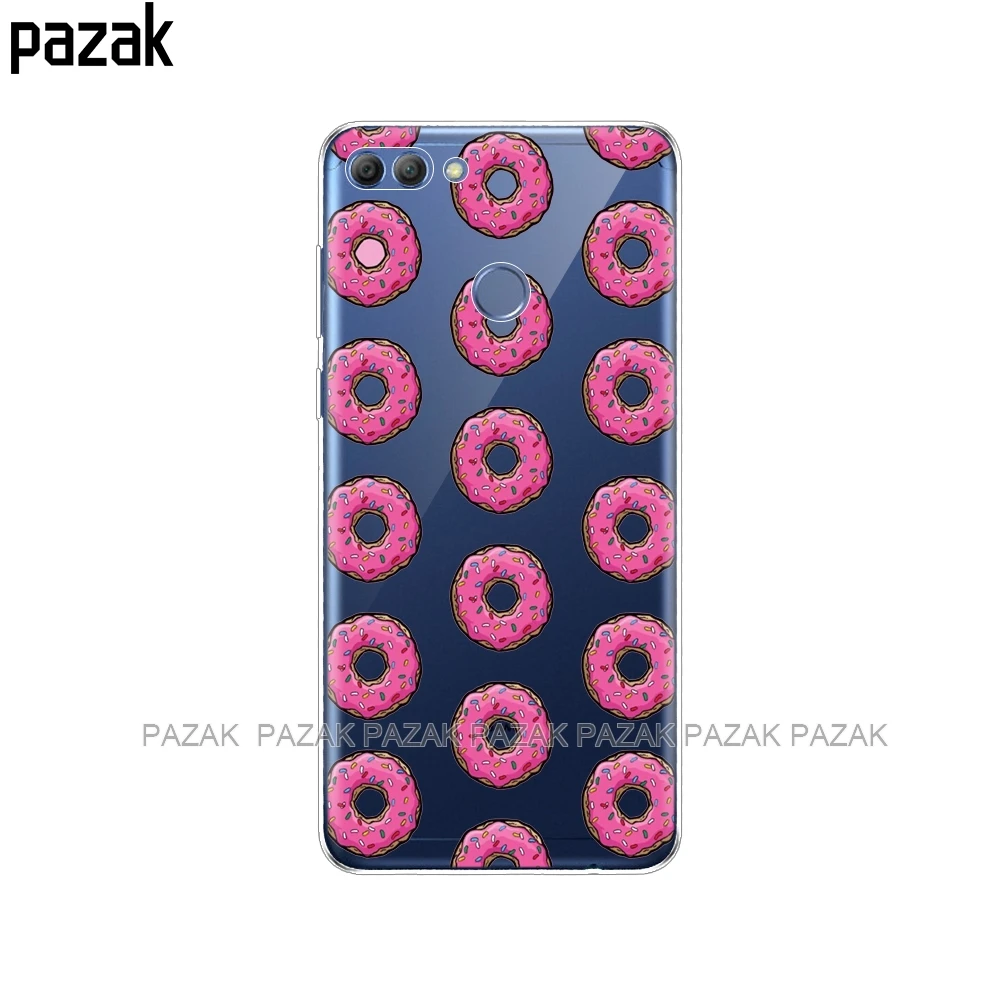 34383 Силиконовый чехол для телефона huawei Y9, чехлы, Coque etui, бампер, оболочка, мягкий ТПУ, задняя крышка для телефона, полная защита 360 - Цвет: 34383