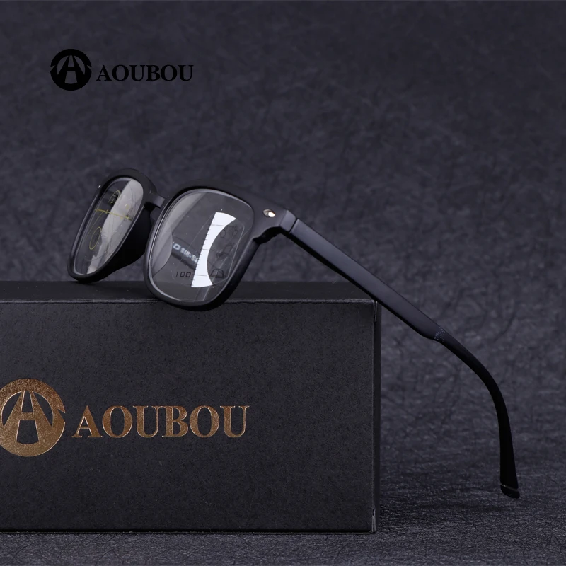 

High Quality Unisex Progressive Multifocal Lens Reading Glasses Men Women Presbyopia Hyperopia Bifocal Eyeglasses A010