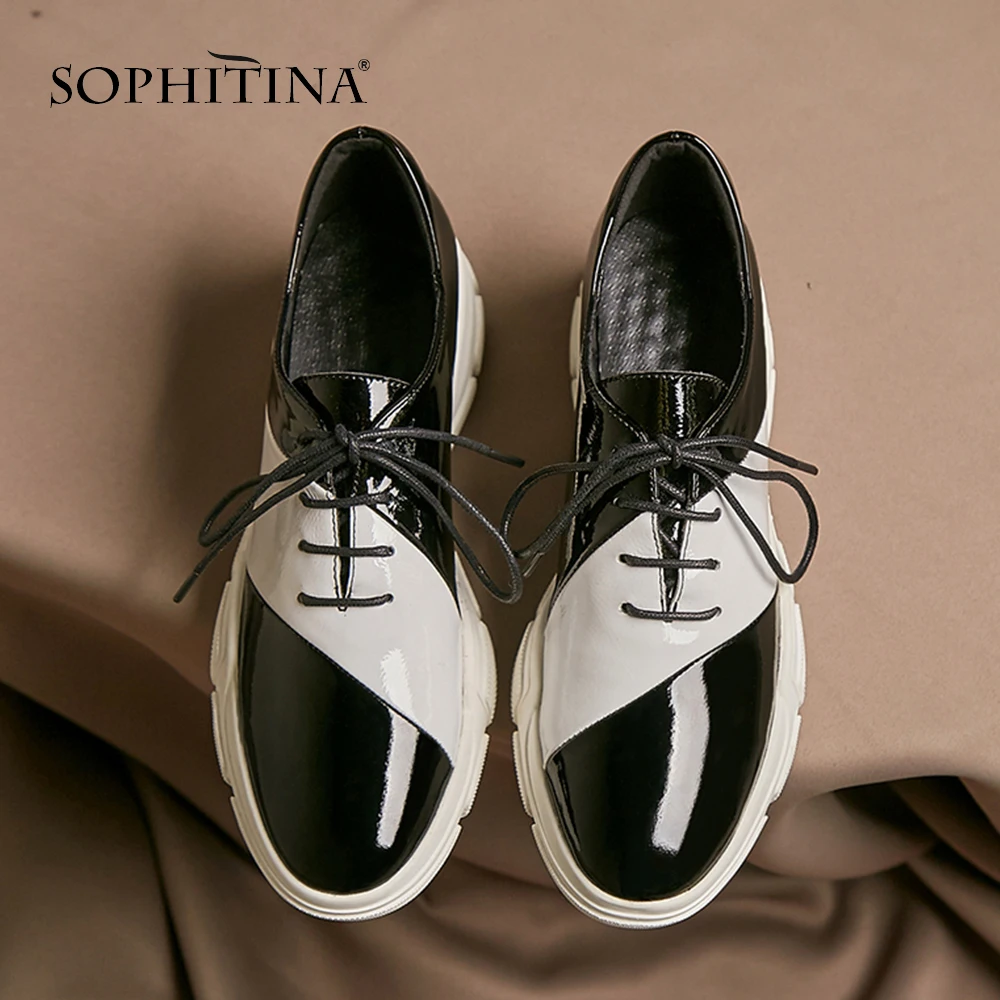 SOPHITINA/Новинка. Женская повседневная обувь на плоской подошве. Модные