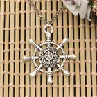 Подвеска для шлема с полым швом, круглая цепочка с крестом, короткая длинная цепочка для мужчин и женщин, серебристое ожерелье сделай сам, подарочное ювелирное изделие