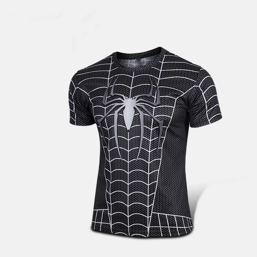 Новый Marvel Капитан Америка 2 Super Hero компрессионные колготки футболка Для мужчин
