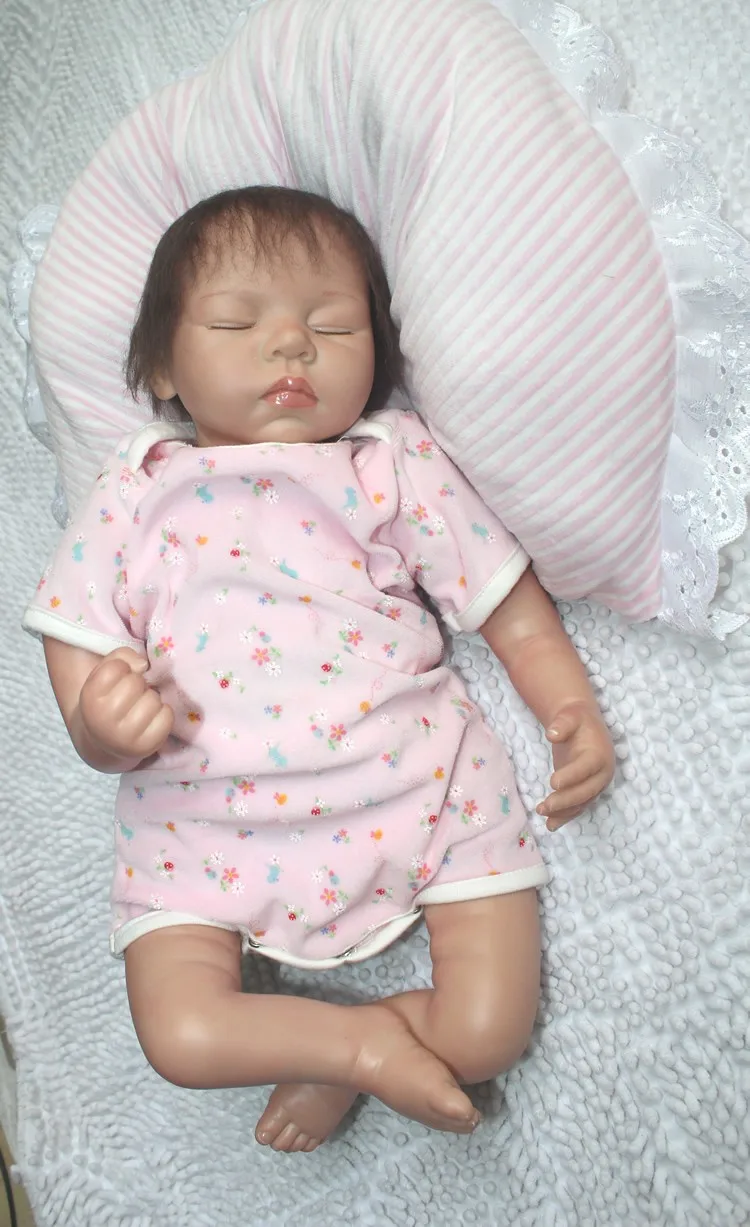 2" Детские куклы силиконовые виниловые Reborn хобби реалистичный сон Reborn Baby Doll Игрушки для девочек