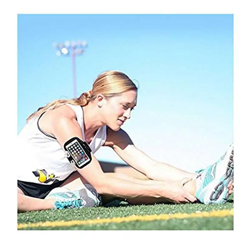 Phone Case Sports Running Sweatproof Arm bag Gym Workout Cell with Key Holder Wallet Card Slot for iPhone Xs | Мобильные телефоны и