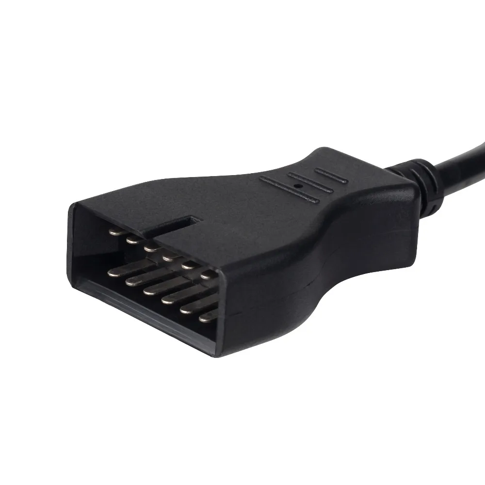 Для GM 12 PIN до 16 PIN OBD1 для OBD2 кабель GM 12PIN Автомобильный Кабель диагностического прибора для GM 12 контактный диагностический Connerctor