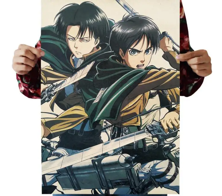Аниме-постеры Tokyo Attack on Titan Ghoul Fate Zero настенные картины домашний декор наклейка 51 5