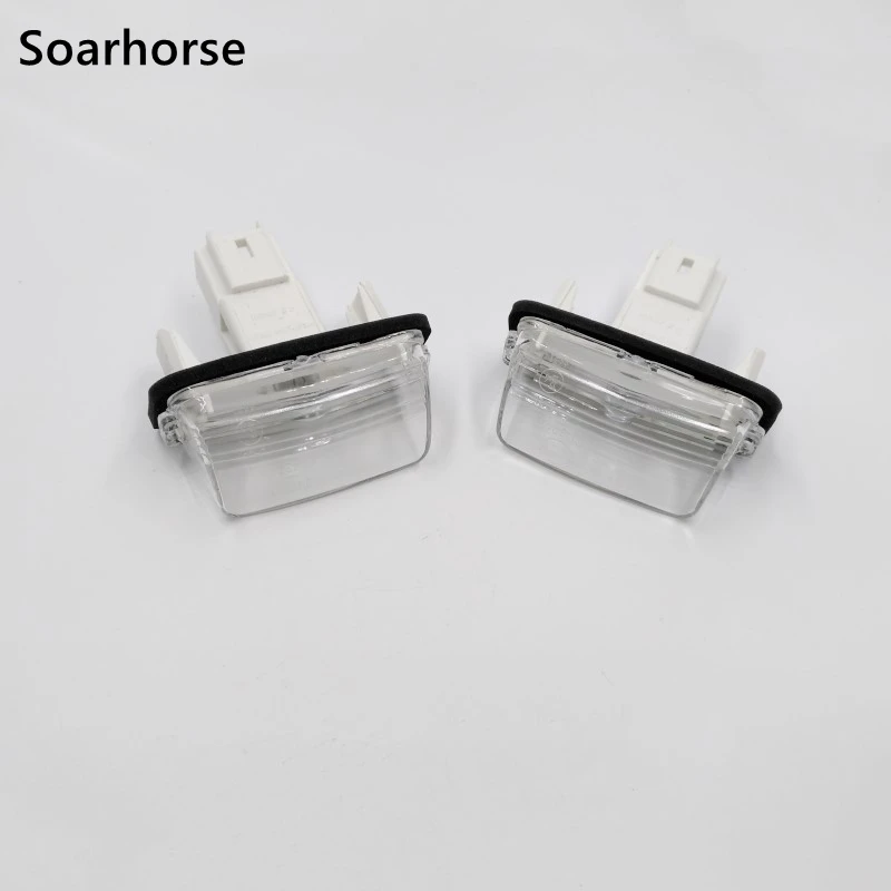 Soarhorse заднее номерной знак светильники для peugeot 206 207 306 307 308 406 407 5008 для Citroen C3 C4 C5
