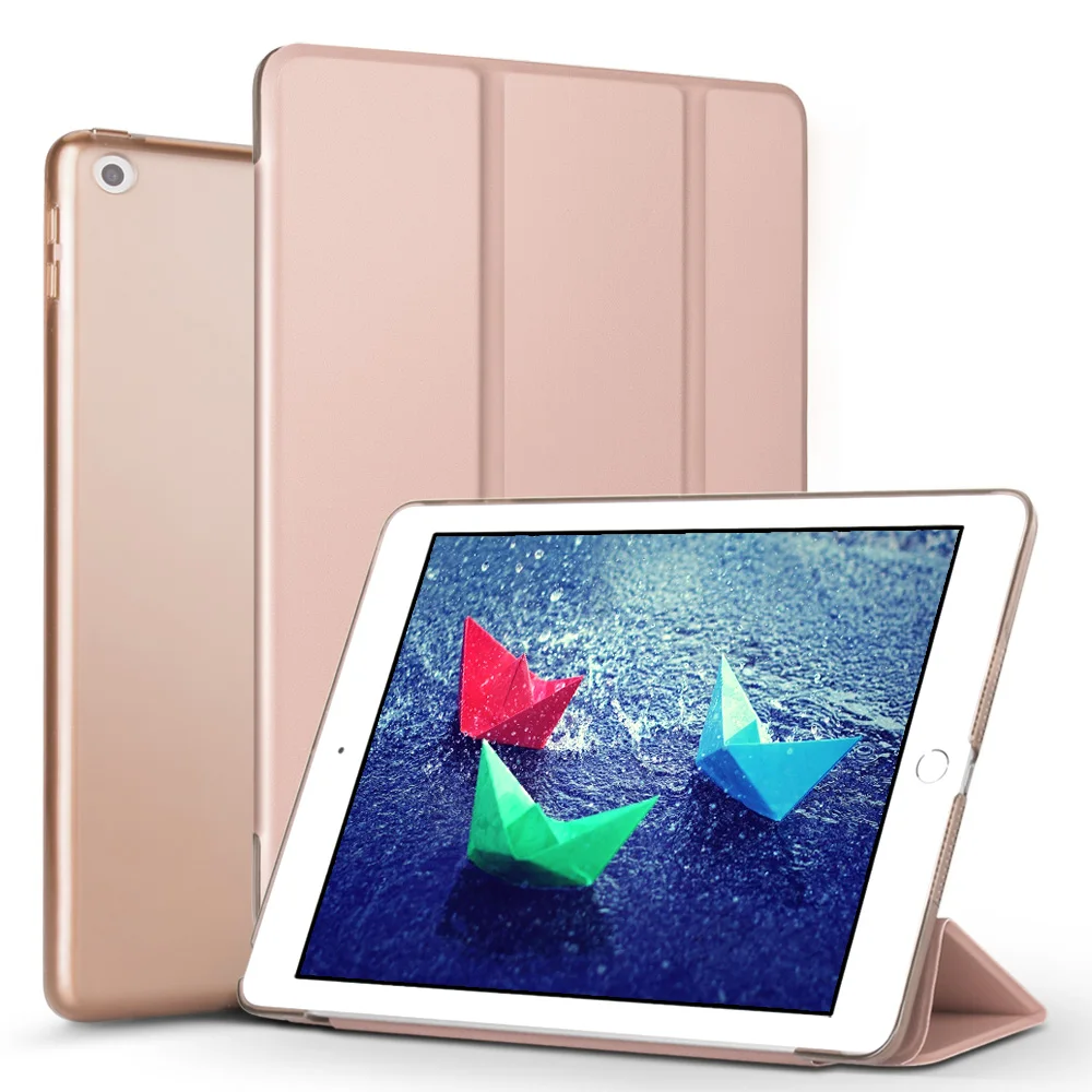 Чехол для iPad 9 7 дюйма 2017 ультратонкая легкая задняя крышка из ПУ кожи новая