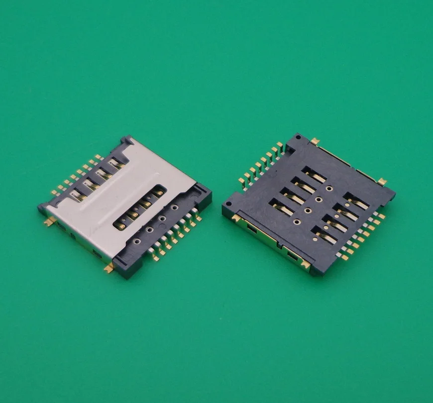 Двойной разъем для считывания sim карт 8 P замена разъема Huawei Y320 G7300 T00 Y325 y518 g600