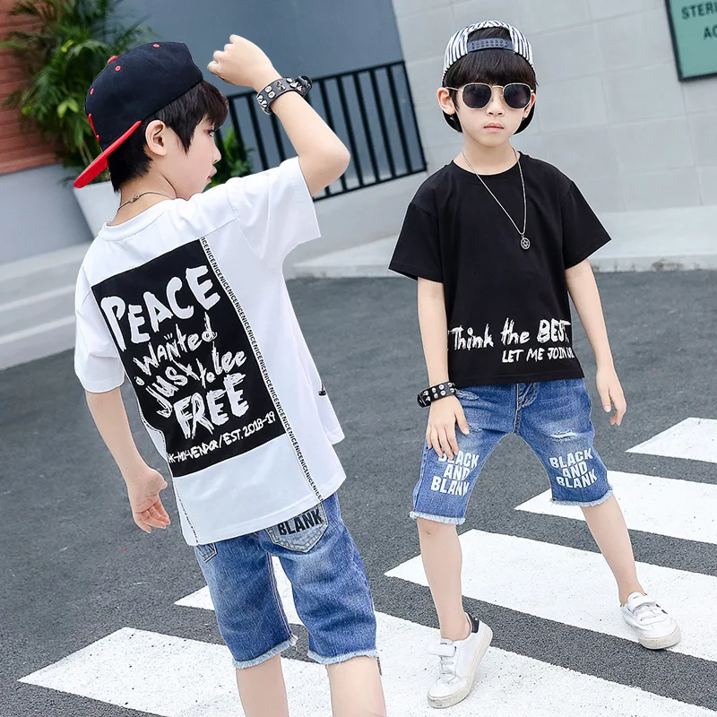 Детская одежда бутик комплект одежды для детей летний модный костюм мальчиков