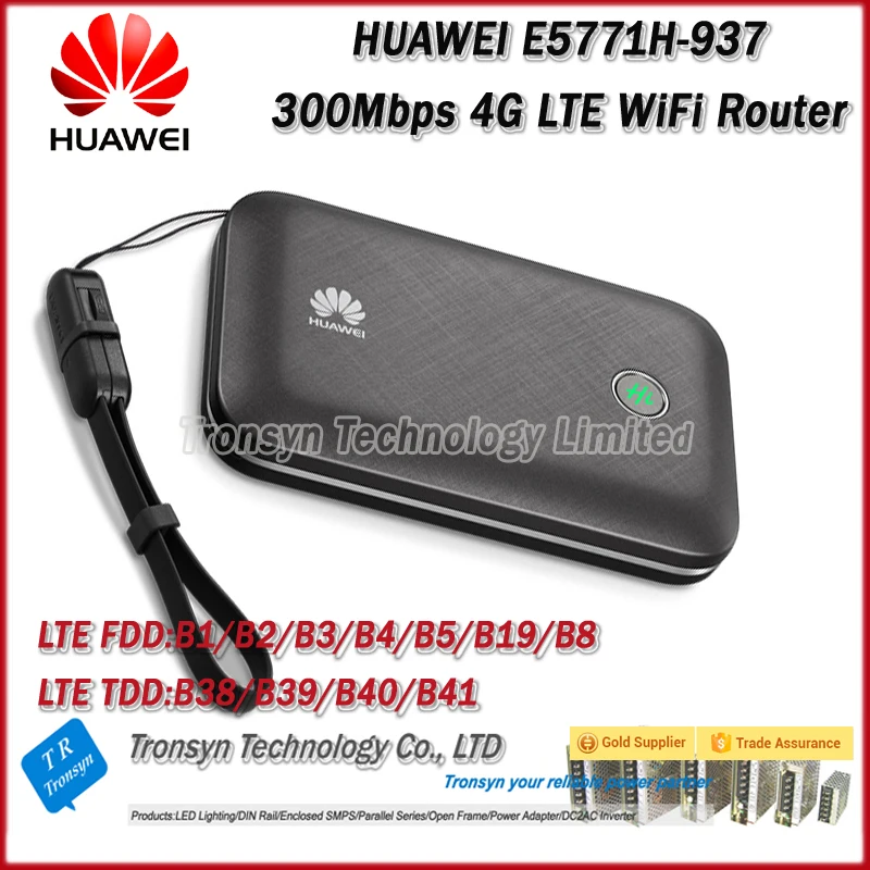 Оригинальный разблокированный Wi-Fi роутер HUAWEI 300 Мбит/с 4G LTE внешний аккумулятор со