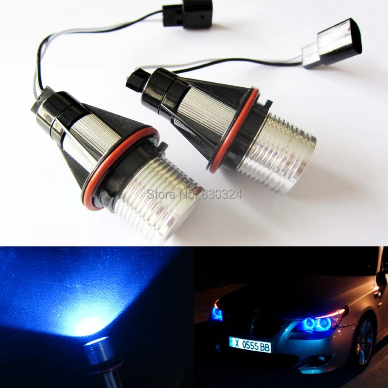 2x5 Вт 10 сисветодиодный светодиодная кольцевая галогенная лампа ANGEL EYE для BMW 04 05 06