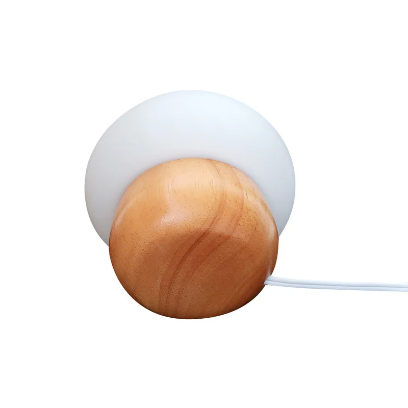 Мягкий силиконовый Деревянный светильник с USB светодиодный Гриб для детских