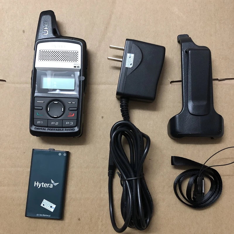DM PD365 walkie talkie Hytera Digital UHF 400-440mhz 430-470mhz двухстороннее радио с аксессуарами