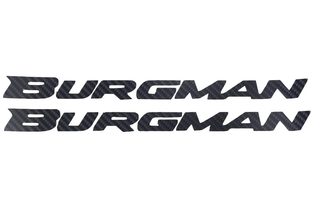 KODASKIN фильм логотипы найклейки на мотоцикл, стикеры черный углерод для suzuki burgman 125 250 400 ABS