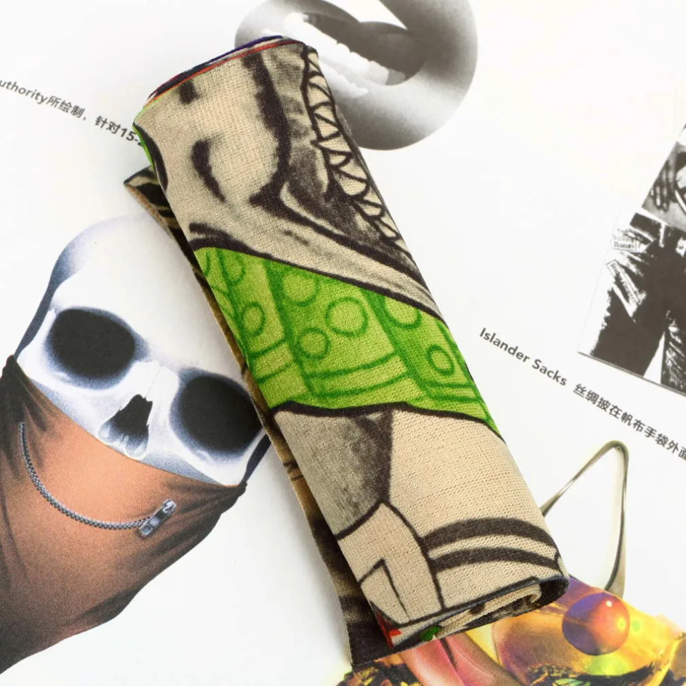 Высококачественные нейлоновые эластичные временные чулки с татуировкой для