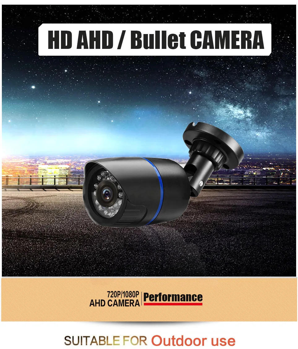 Full HD 1080P 2MP AHD камера безопасности наружная Водонепроницаемая инфракрасная 20 М камера ночного видения CCTV аналоговая камера наблюдения