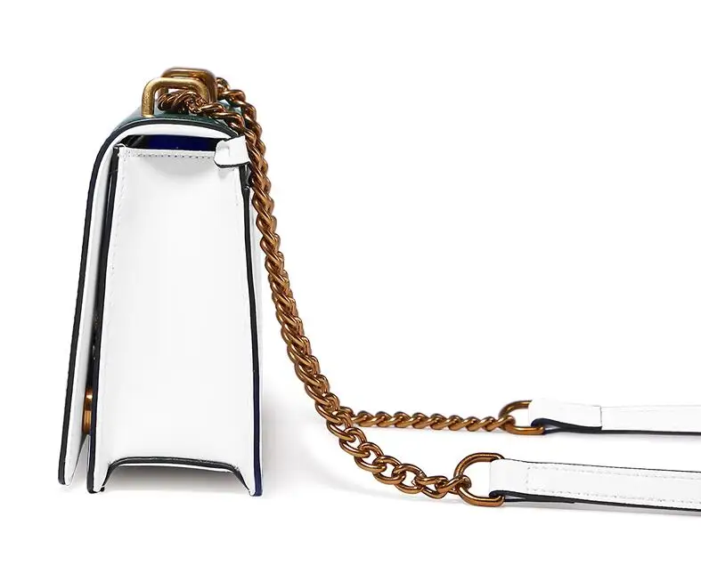 MOOD Shoulder bag leather material unique individuality female design style fashion beautiful Small square Free shipping | Багаж и сумки