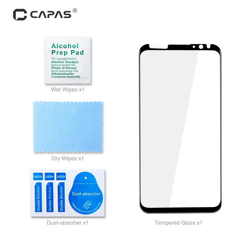 Закаленное стекло для Meizu 16X защита экрана 9H 2.5D полное покрытие от внешнего света