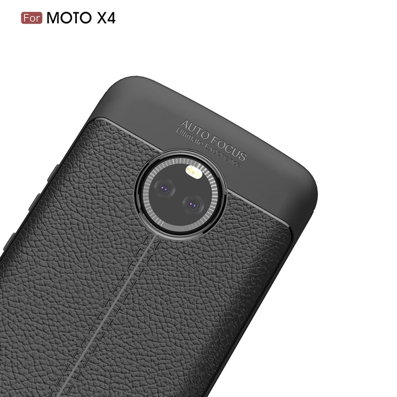 Для Motorola Moto X4/MotoX4 5 2 &quotЧехол роскошный мягкий силиконовый кожаный чехол личи