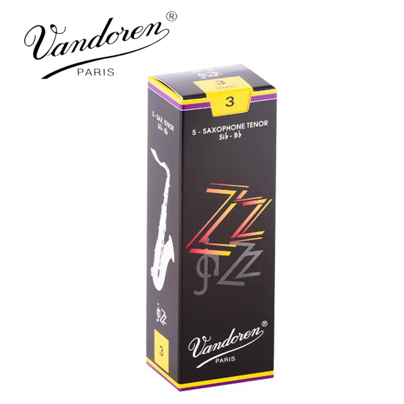 Оригинальный Французский Vandoren ZZ Tenor Sax Reeds / Bb саксофон сила тростника 2 5 # 3 Box