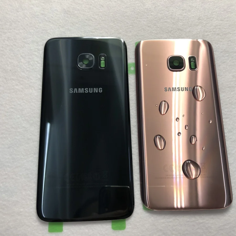 S7 оригинальная задняя крышка стекло для samsung Galaxy S7 G930 G930F S7 Edge G935F G935 батарея задняя крышка Дверь Корпус Замена
