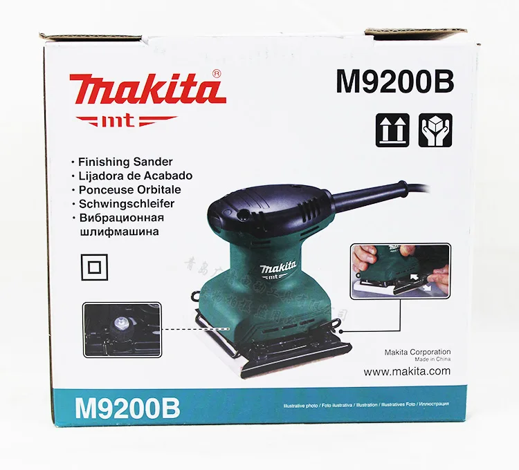 Япония Makita M9200B/01B деревообрабатывающий наждачный станок M9202B полировальный шлифовальный станок M9203B