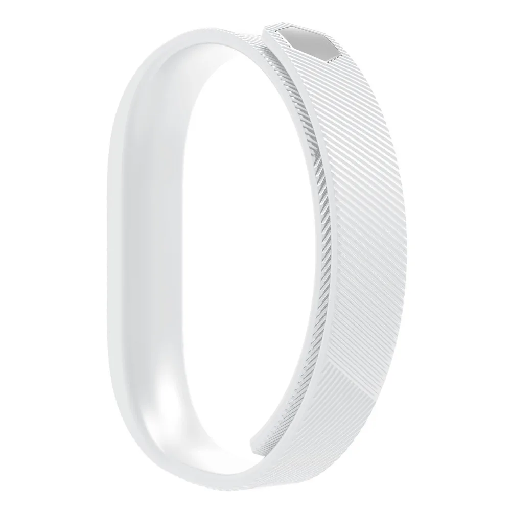 White Мягкий силиконовый ремешок на запястье для Fitbit Flex 2 спортивный умный Браслет сменный Браслет S трекер активности аксессуары - Цвет: White