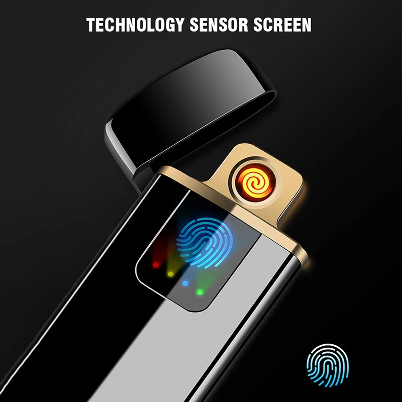 Сверхтонкая Двусторонняя нагревательная проволока перезаряжаемая Зажигалка USB