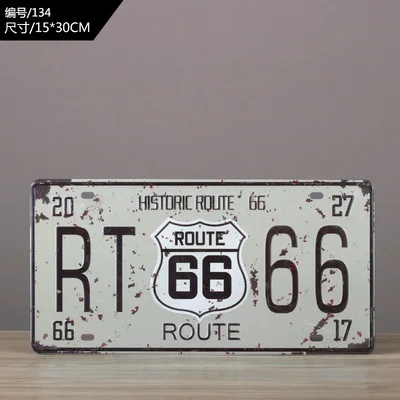 New Car Metal License Plate Vintage Home Decor Tin Sign Bar Pub Garage Cafe Decorative Painting Plaque | Дом и сад