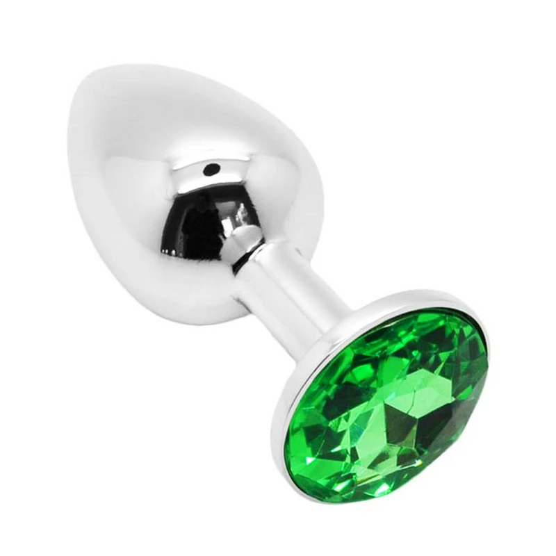 RomeoNight Metal Medium Anal Toys Butt Plug Size 90X35mm Booty Beads Stainless Steel+Crystal Jewelry Sex | Красота и здоровье