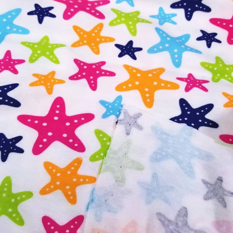 Полуметровое Хлопковое трикотажное боди для новорожденных ткань детской одежды