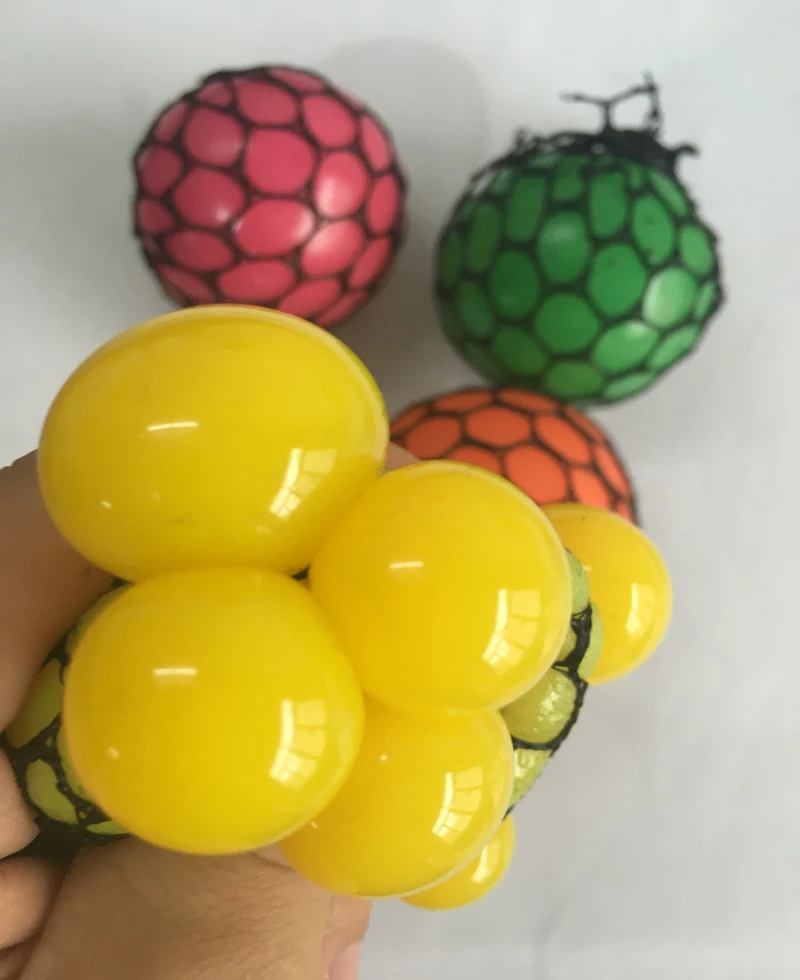 1 шт. антистрессовый мячик для снятия стресса лица Виноградный Шар аутизм