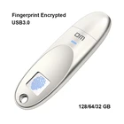 USB-флеш-накопитель DM PD062 с шифрованием отпечатков пальцев, 64 ГБ, Usb 3,0, 128 ГБ