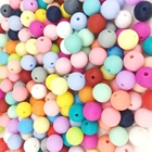 100 шт., силиконовые бусины для прорезывания зубов, 20 мм