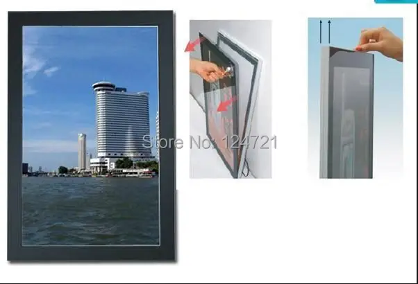 A1 рамка для постеров с одной стороны магнитная светодиодная Тонкая световая