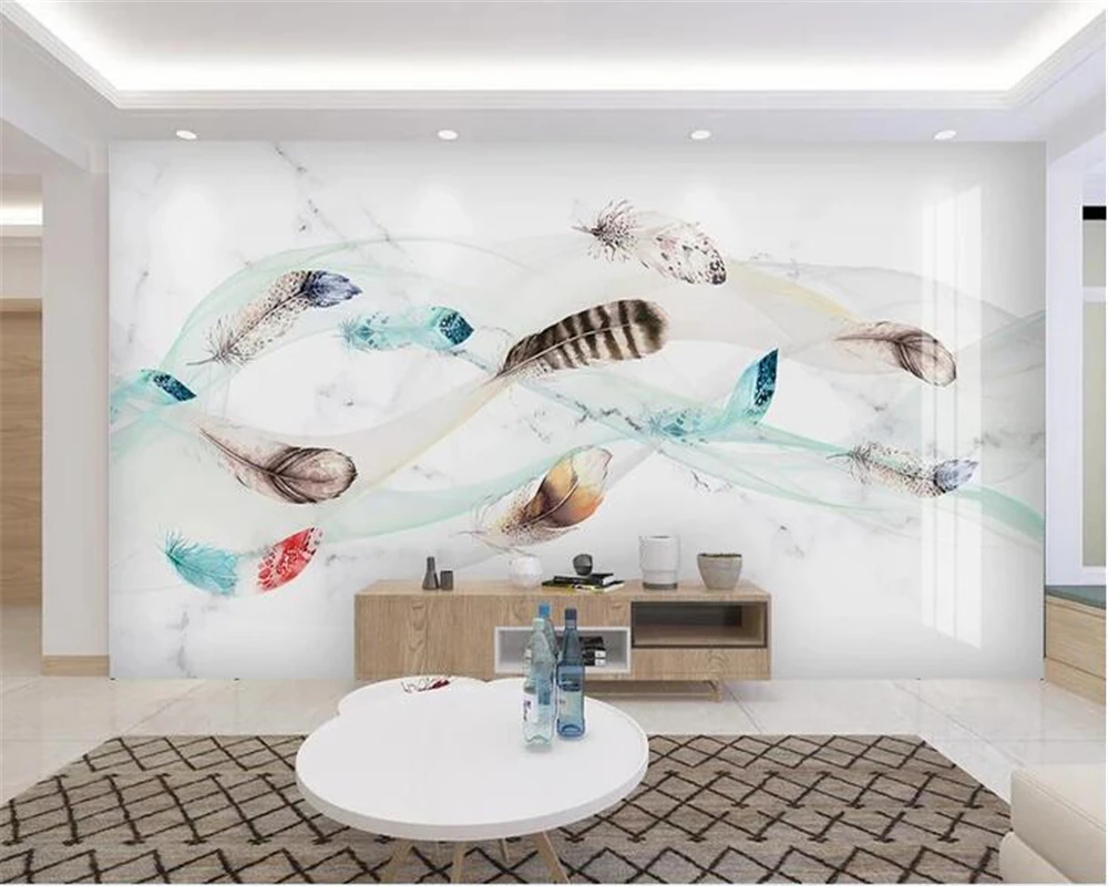 

beibehang papel de parede 3d Custom silky wallpaper abstract ink line smoke landscape TV background wallpaper home decorations