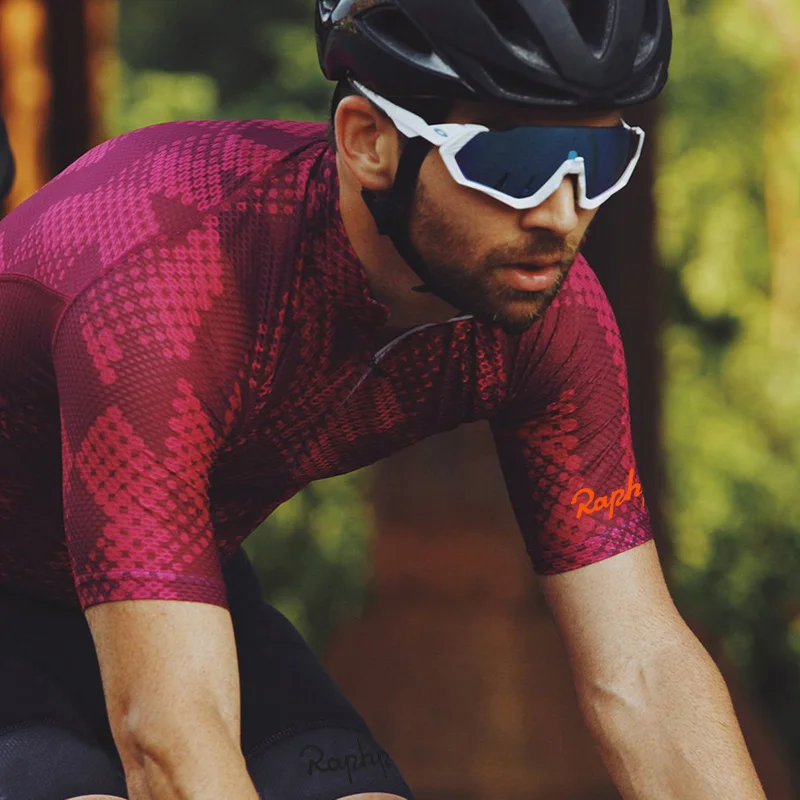 Ropa ciclismo 2019 Pro team Джерси с коротким рукавом летняя дышащая черная синяя дорожная