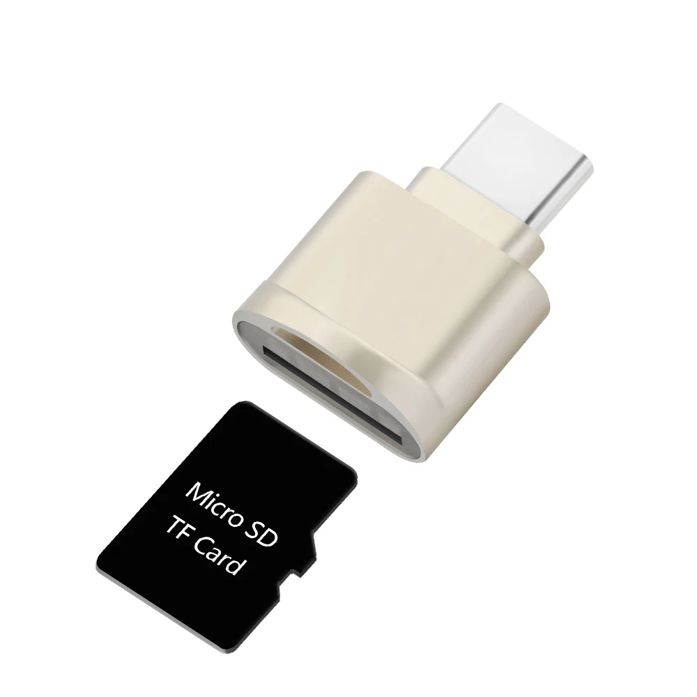 Rocketek type-c usb 2,0 otg телефон Тип c считыватель карт памяти алюминиевый адаптер для TF micro SD ПК компьютер ноутбук аксессуары
