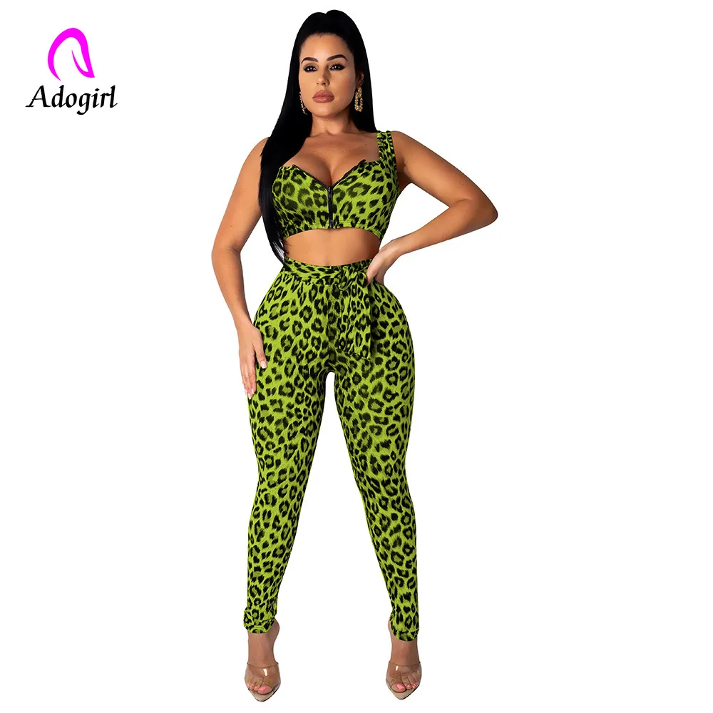 Женский спортивный костюм из двух предметов эластичный подиумный комплект для