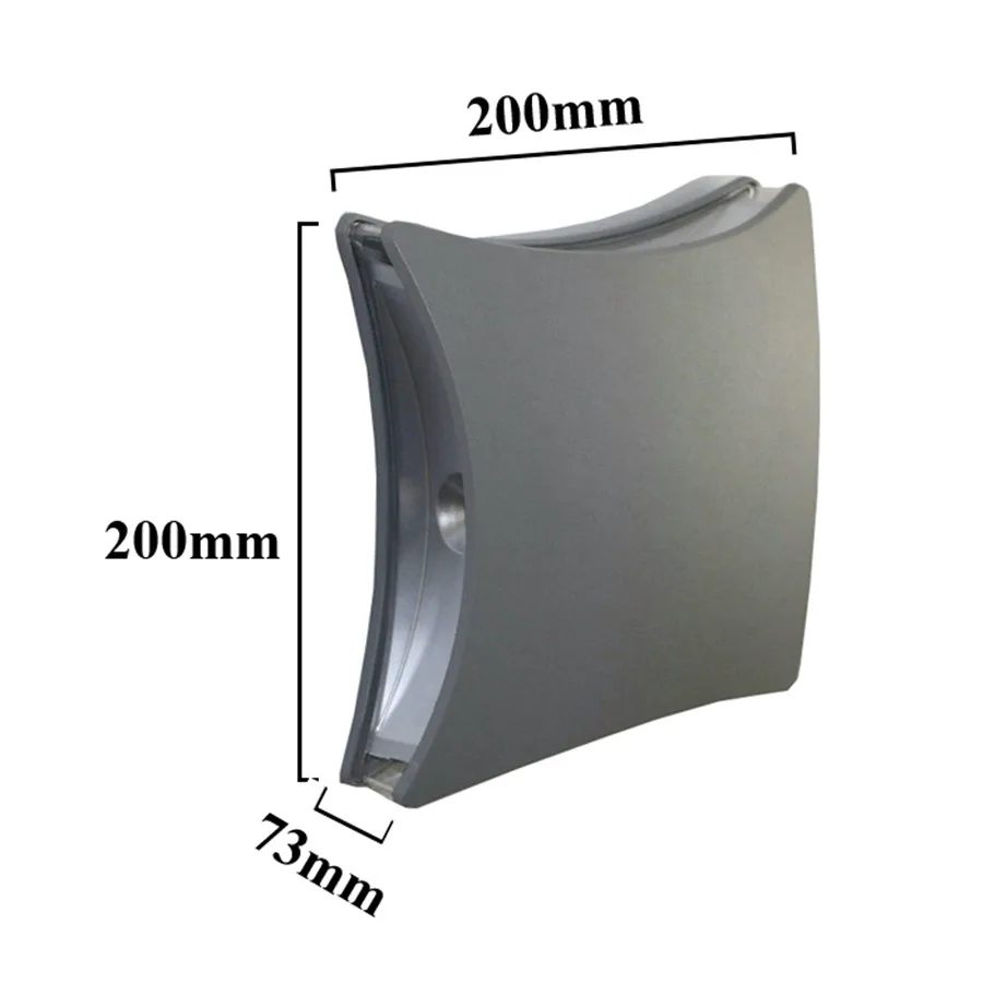 

Thrisdar 12W Outdoor LED Porch Wall Light Four-Sided Waterproof Wall Light Garden Balcony Villa Aisle Hotel Exterior Wall Light