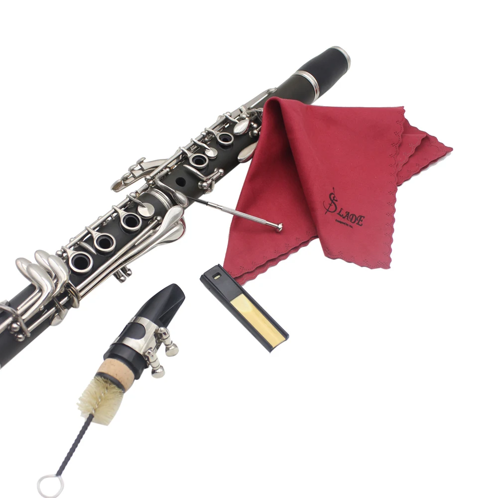 Чистящий набор чистящая ткань фототрость чехол мини отвертка для кларнет