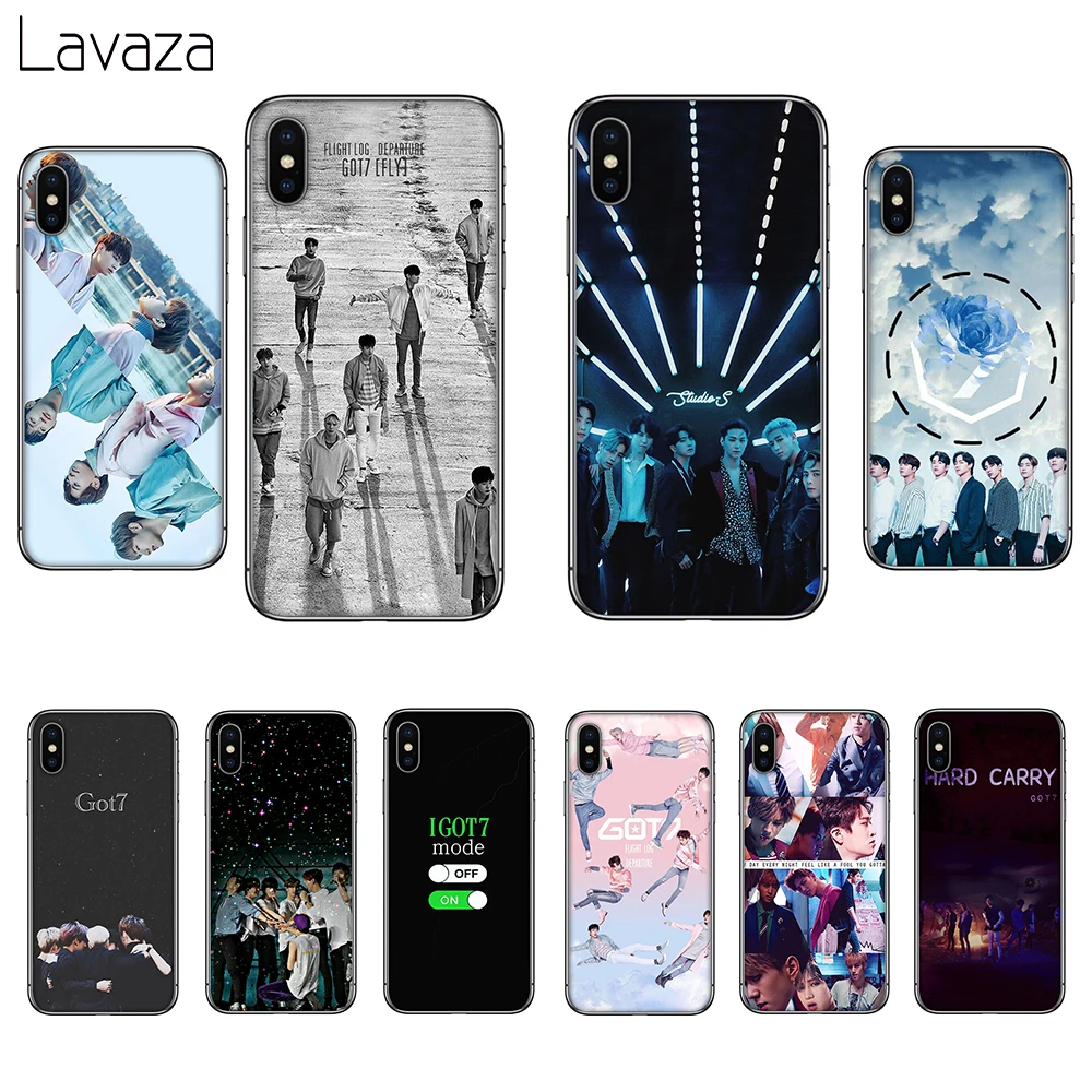 Мягкий силиконовый чехол Lavaza HIPHOP GOT7 для Apple iPhone 6 6S 7 8 Plus 5 5S SE X XS 11 Pro MAX XR |