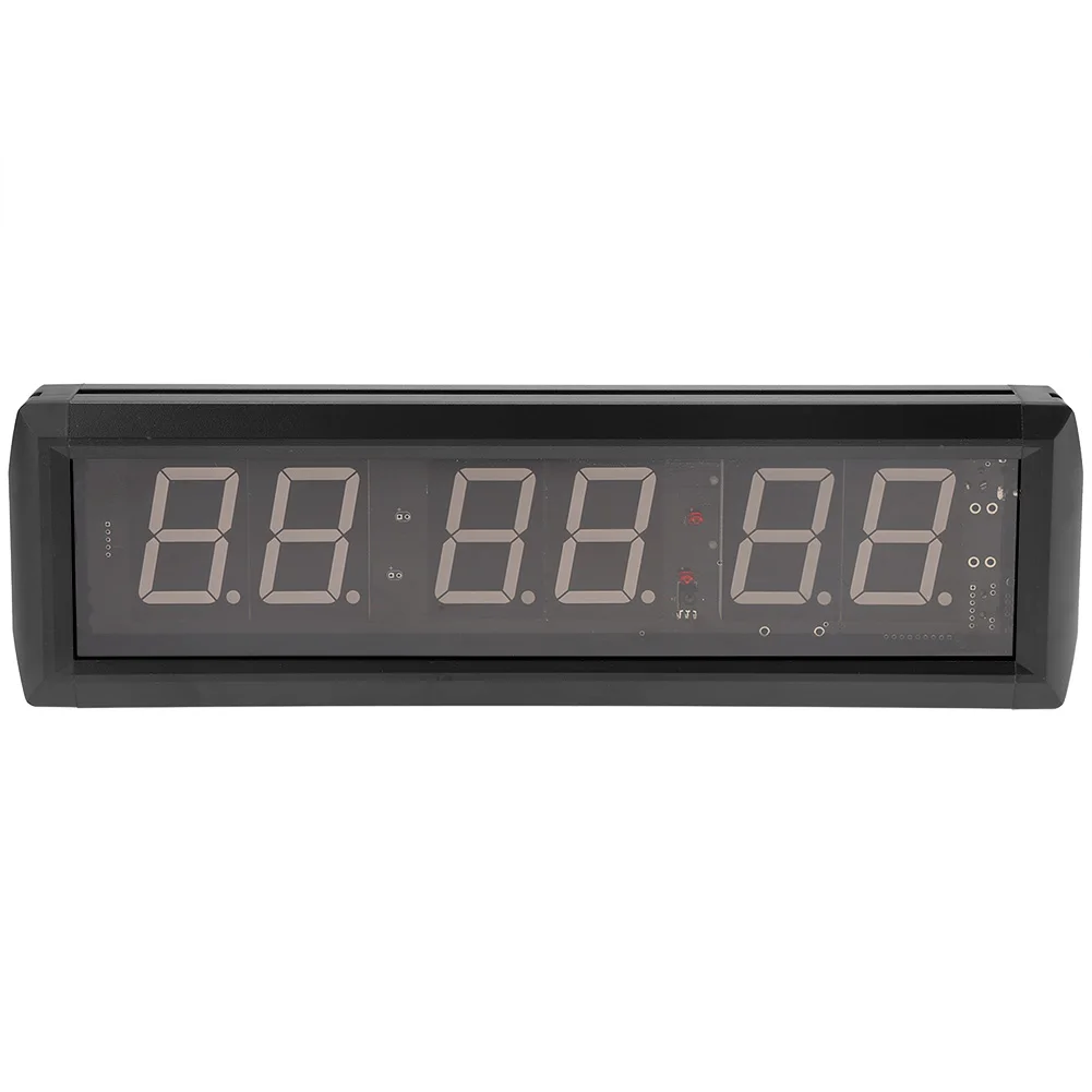 220V 1.8'' Programmable Clock LED Interval Timer Big Stopwatch Home Gym Fitness Desk Decor EU Plug Multi-function | Инструменты