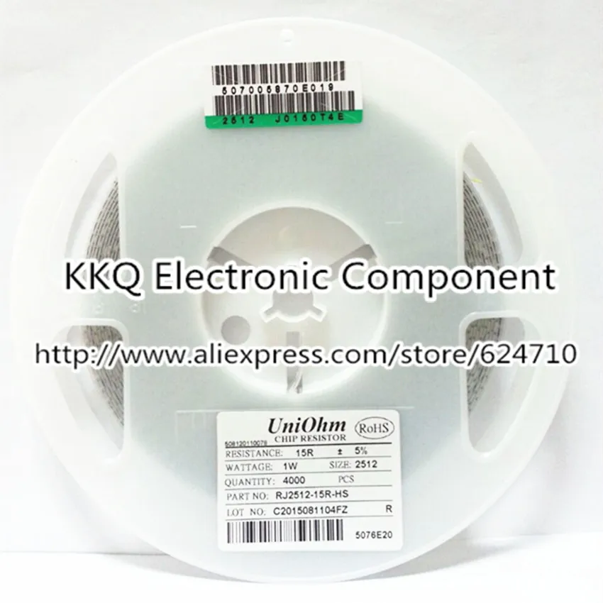 100 шт./пакет 2512 1% 1.8R 18R 180R 1.8 К 18 180 2R 20R 200R 2 20 200 1 Вт SMD Резистор Чип 6432 6.4*3.2 мм|resistor chip|bag