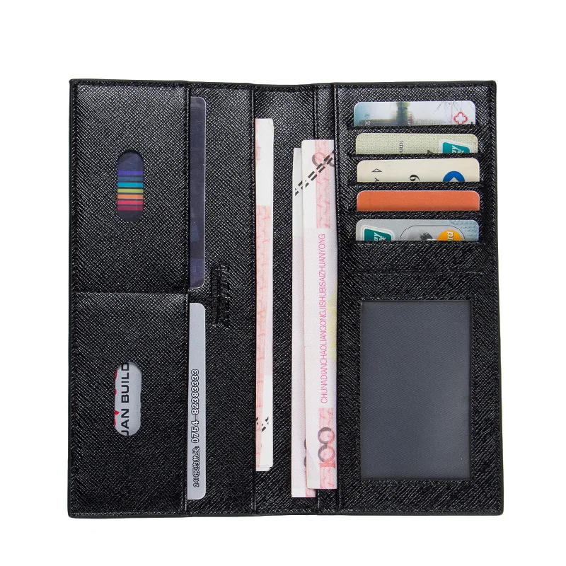 Baellerry 2018 Luxury Brand Long Men's Wallet Ultra-thin Soft Leather Business Multi-card Purses Male Carteira Masculina | Багаж и