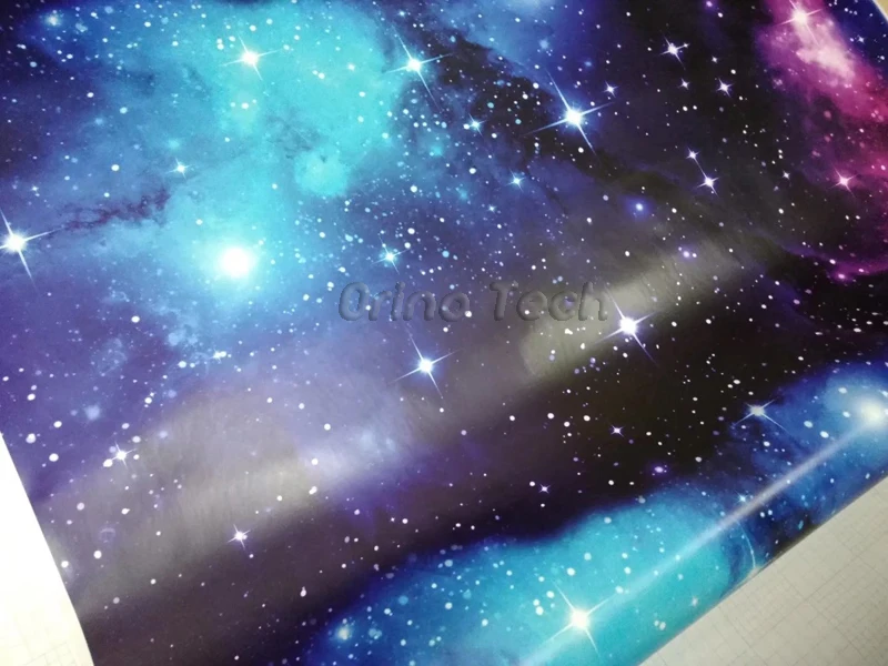 ORINO Stickerbomb Galaxy Глянцевая Обертка пленка Sky Starry Виниловая для мотоцикла автомобиля