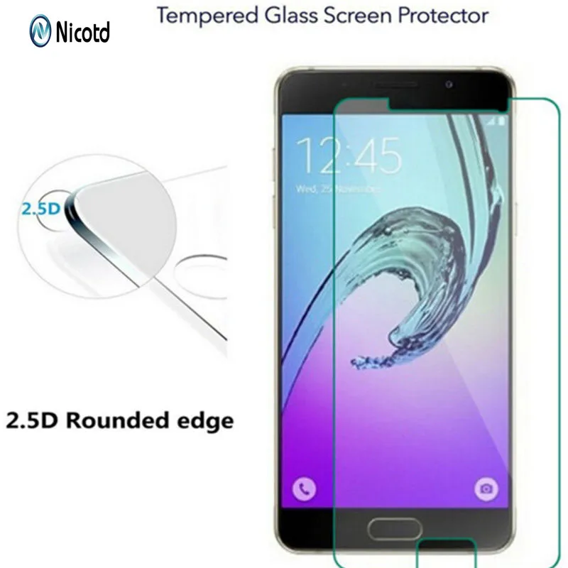 Nicotd закаленное стекло для Samsung Galaxy A3 A5 A7 2017 2016 2015 Защитная пленка экрана samsung A8 2018