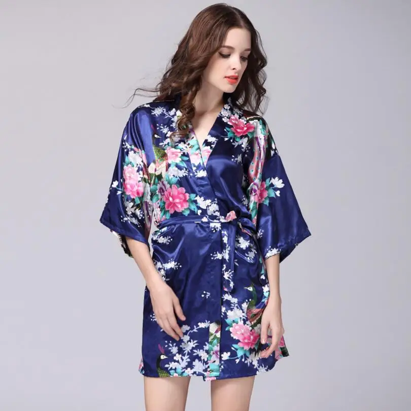 BERTHATINA 2018 хит искусственный шелк атлас халаты для невест Свадебный халат одежда