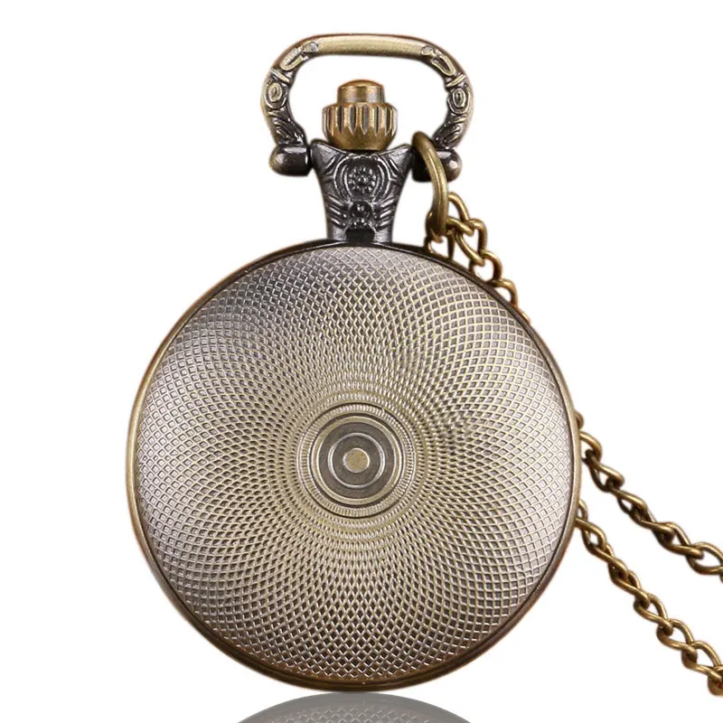 

2018 New Arrival Retro Bronze Doctor Who Quartz Necklace Pendant Pocket Watch Chain Gift for Men Woman